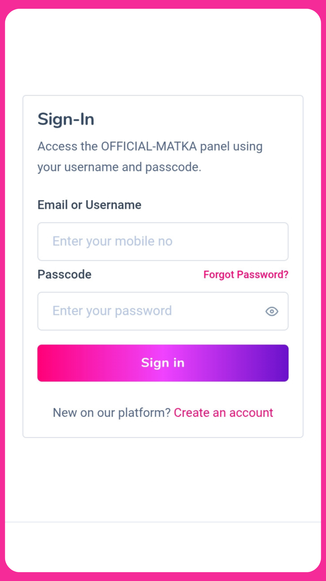  OFFICIAL-MATKA KHAIWAL | online matka play